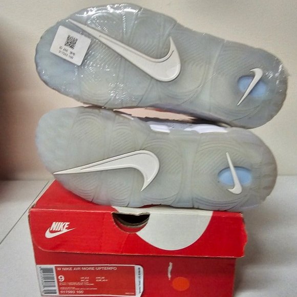 Brand New Nike Air More Uptempo Silver/Chrome White (Women\'s) Size 9W/7.5M